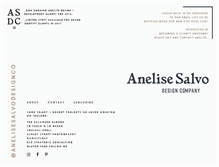 Tablet Screenshot of anelisesalvodesignco.com